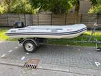 Valiant d-340 rib met trailer, Watersport en Boten, Rubberboten, Gebruikt, Benzine, Minder dan 70 pk, Overige materialen