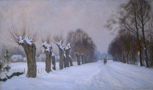 Johan Meijer, G.J. Delfgaauw, G. Altmann en P. v.d. Hem, Antiek en Kunst, Kunst | Schilderijen | Klassiek, Ophalen