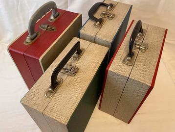 Platenkoffertjes 7 inch - Vintage/Retro Collectie beschikbaar voor biedingen