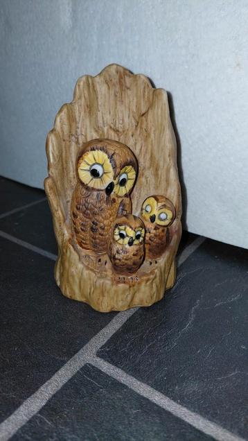 Uilenfamilie beeldje beschikbaar voor biedingen