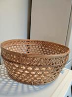 Ronde mand, Huis en Inrichting, Ophalen, Gebruikt, Rond, Riet