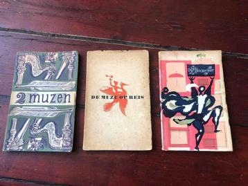 3x De muze - vintage boekenweekgeschenk- poëzie  beschikbaar voor biedingen