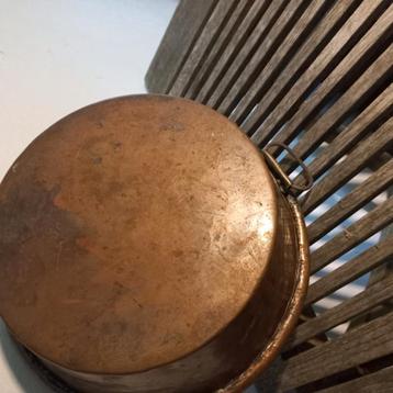 Koperen ketel,antiek ,handgemaakt.  beschikbaar voor biedingen
