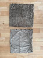 H&M Home Kussenslopen 40x40cm, Ophalen of Verzenden, Zo goed als nieuw, Grijs, Vierkant