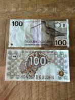 2x 100 gulden biljet, Postzegels en Munten, Ophalen of Verzenden, 100 gulden