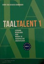 Nt2 Taaltalent 1 A1 - Nieuw!, Ophalen of Verzenden, Alpha, Nieuw, HBO
