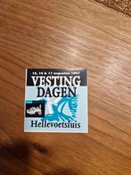2562 Vestingdagen Hellevoetsluis 1997 Sticker, Verzamelen, Stickers, Ophalen of Verzenden, Zo goed als nieuw, Overige typen