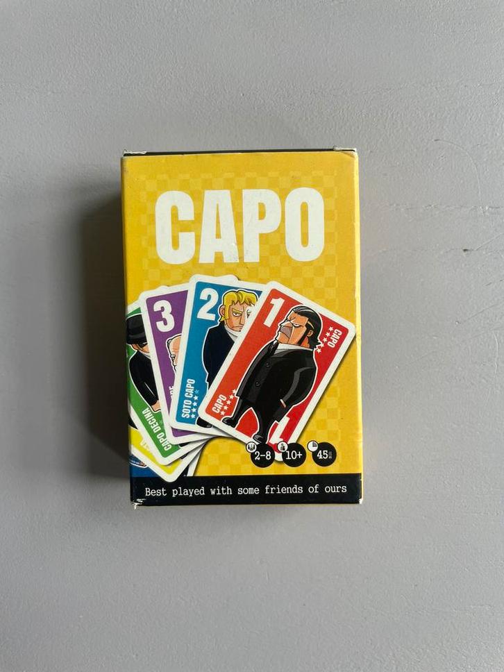 CAPO - Best played with some friends of ours!, Hobby en Vrije tijd, Gezelschapsspellen | Kaartspellen, Nieuw, Een of twee spelers