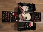 CND lamp/gellakken/benodigdheden in mooie koffer, Ophalen, Zo goed als nieuw, Wit, Handen en Nagels