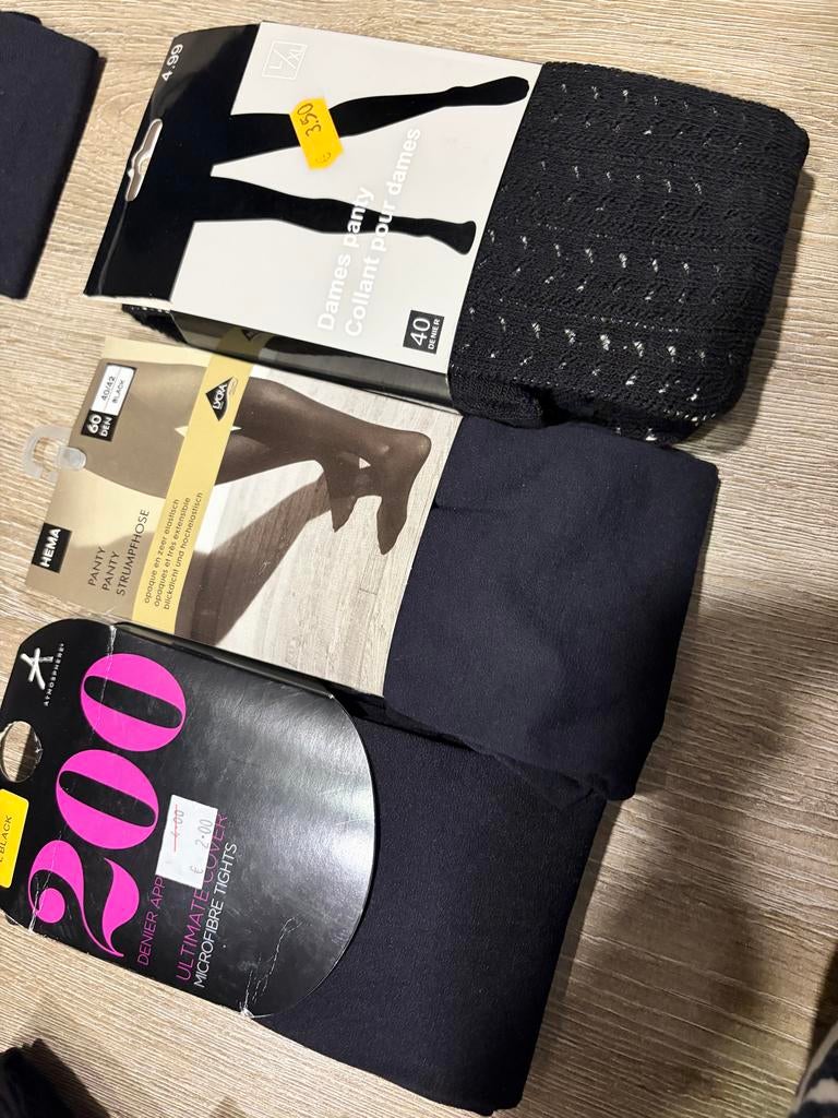 Diverse Panty's en Leggings - Nieuw!!, H&M, Zwart, Nieuw, Ophalen of Verzenden