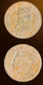 Napoleon III - nette munt uit 1861 - 2 centimes Bronze, Postzegels en Munten, Ophalen of Verzenden, Frankrijk