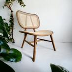 Retro rotan lounge stoel / fauteuil / éénzit, Ophalen, Nieuw, 75 tot 100 cm, 50 tot 75 cm