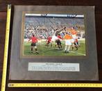 Oude Plaat Wedstrijd Holland-Belgie 1933, Ophalen of Verzenden, Zo goed als nieuw, Poster, Plaatje of Sticker