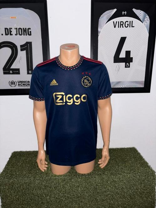 Ajax uitshirt 2022-2023, Sport en Fitness, Voetbal, Zo goed als nieuw, Shirt, Maat L, Ophalen of Verzenden