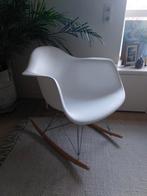 Eames look-a-like schommelstoel, Ophalen, Gebruikt, Wit, Eén