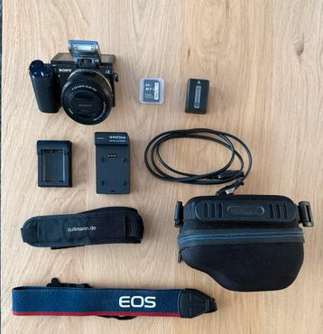 Sony NEX-5T systeemcamera set – compleet en in topstaat! beschikbaar voor biedingen