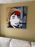 Twee Canvassen van 1x1 meter, Antiek en Kunst, Kunst | Schilderijen | Modern, Ophalen of Verzenden