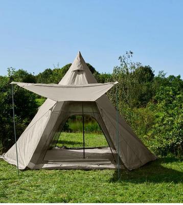 Ruime glamping tipi tent  6-persoons | Nieuw in Doos! beschikbaar voor biedingen