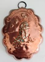 Antieke rood koperen cake/puddingvorm,dwerg, Antiek en Kunst, Ophalen of Verzenden