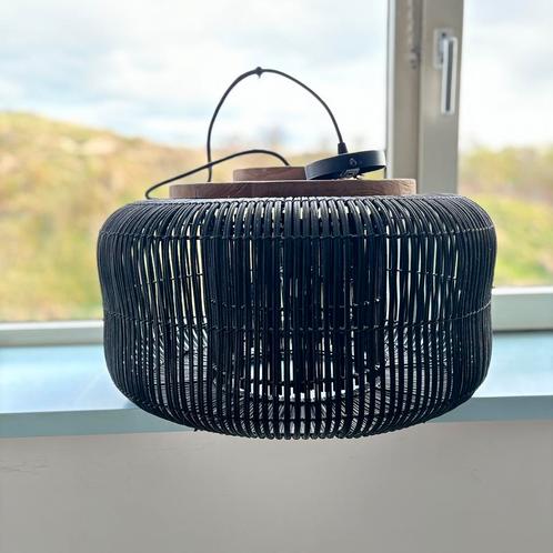 Bodhi hanglamp rotan, Huis en Inrichting, Lampen | Hanglampen, Zo goed als nieuw, Hout, Ophalen of Verzenden