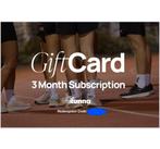 Runna giftcard 3 maanden, Tickets en Kaartjes, Eén persoon, Cadeaubon, Overige typen
