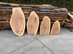 Zeer mooie iepen schijven, Doe-het-zelf en Verbouw, Hout en Planken, Ophalen, Zo goed als nieuw, Plank, 50 mm of meer