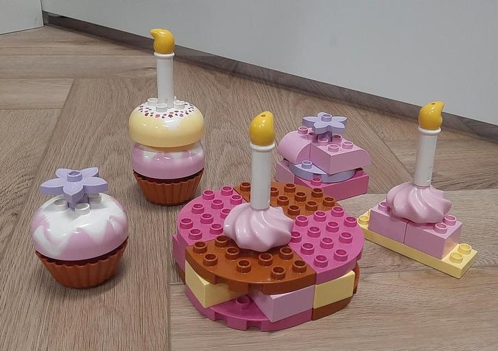 Lego Duplo Taart & Cupcakes Set, Kinderen en Baby's, Speelgoed | Duplo en Lego, Gebruikt, Duplo, Ophalen