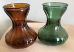 A. D. Copier, 2 hyacintvaasjes, Gebruikt, Overige kleuren, Ophalen of Verzenden, Glas