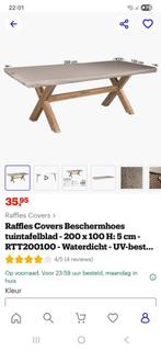 Tuin tafelhoes 2m x 1m, Ophalen of Verzenden, Zo goed als nieuw