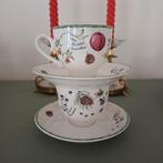 Janneke Brinkman Kerst Kop en Schotels (2), Huis en Inrichting, Keuken | Servies, Ophalen of Verzenden, Zo goed als nieuw, Overige stijlen