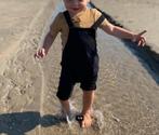 Mooi zwart salopettes / tuinbroek, maat 74/80, Kinderen en Baby's, Babykleding | Maat 74, Verzenden, Zo goed als nieuw, Jongetje