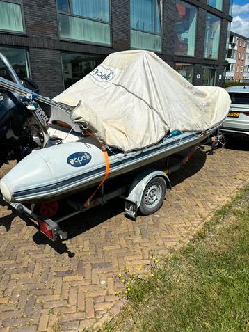 Rib motorboot incl pega kanteltrailer beschikbaar voor biedingen