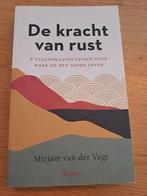 Mirjam van der Vegt - De kracht van rust, Ophalen of Verzenden, Zo goed als nieuw, Overige onderwerpen, Mirjam van der Vegt