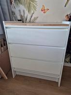 Ikea Malm Commode/Ladekast, Kinderen en Baby's, Kinderkamer | Commodes en Kasten, Ophalen, Gebruikt, 75 tot 100 cm, Voetruimte