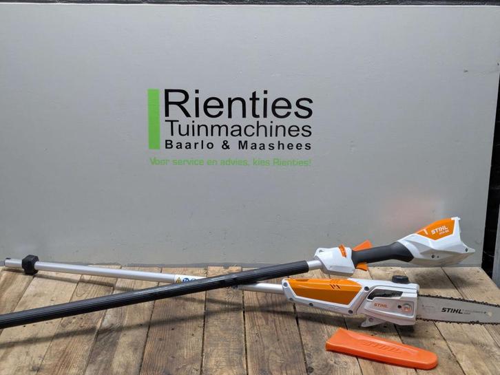 STIHL HTA 50 Accu Hoogsnoeier, Stokzaag, Doe-het-zelf en Verbouw, Gereedschap | Zaagmachines, Gebruikt, Kettingzaag, 600 tot 1200 watt