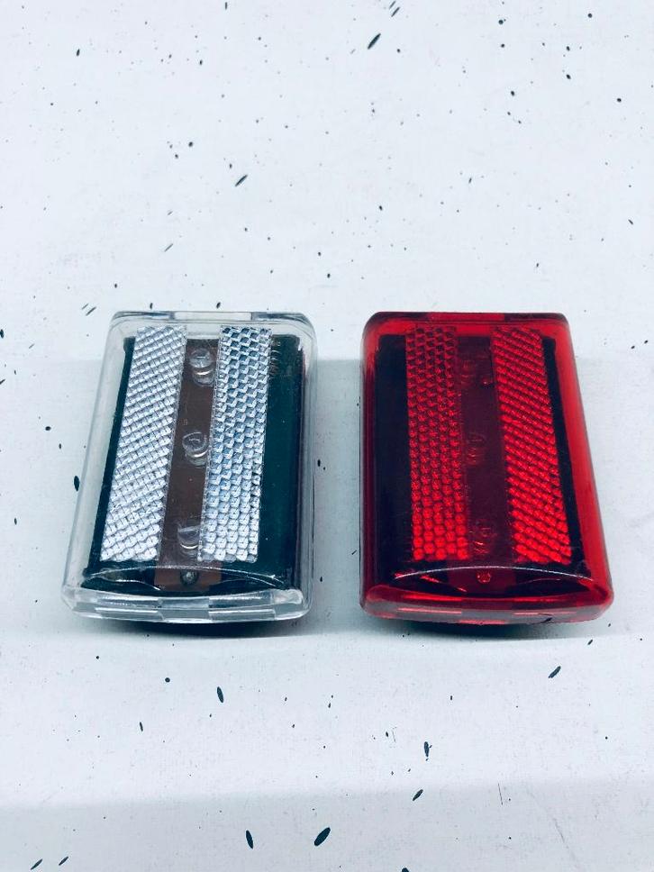 fiets verlichting, Fietsen en Brommers, Fietsaccessoires | Fietsverlichting, Verlichtingsset, Zo goed als nieuw, Batterij, Ophalen of Verzenden