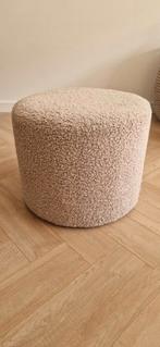 Poef kwantum bouclé, Ophalen, Minder dan 50 cm, Rond, Minder dan 50 cm