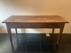 Antieke Franse sidetable tafel hout, Huis en Inrichting, Ophalen, Gebruikt, Rustiek, boeren, Frans, 150 tot 200 cm