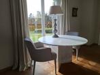 Prachtige Carrera Marmeren Design Tafel !!, Ophalen, Rond, Zo goed als nieuw, 100 tot 150 cm