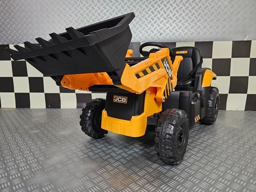 Kindertractor JCB - soft start - met RC - 10% KERST KORTING, Kinderen en Baby's, Speelgoed | Buiten | Accuvoertuigen, Nieuw, Ophalen of Verzenden