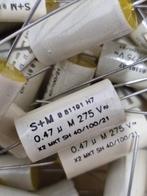 Nieuwe 0.47uF 275Vac MKT Condensatoren, Hobby en Vrije tijd, Elektronica-componenten, Ophalen of Verzenden