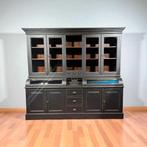 Teakwood industrial Black grutterskast apothekerskast old, 200 cm of meer, Teakhout, Ophalen of Verzenden, Zo goed als nieuw
