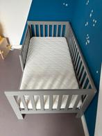 Petite Amelie Peuterbed - Plume Grijs - 140 cm x 70 cm, Ophalen, 70 tot 85 cm, 140 tot 160 cm, Zo goed als nieuw