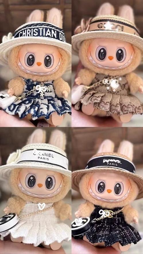 Binnenkort leverbaar. Reserveer je Labubu kledingsetje!, Kinderen en Baby's, Speelgoed | Knuffels en Pluche, Nieuw, Overige typen