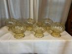 6 prachtige vintage glazen  lampenkappen, Huis en Inrichting, Ophalen of Verzenden