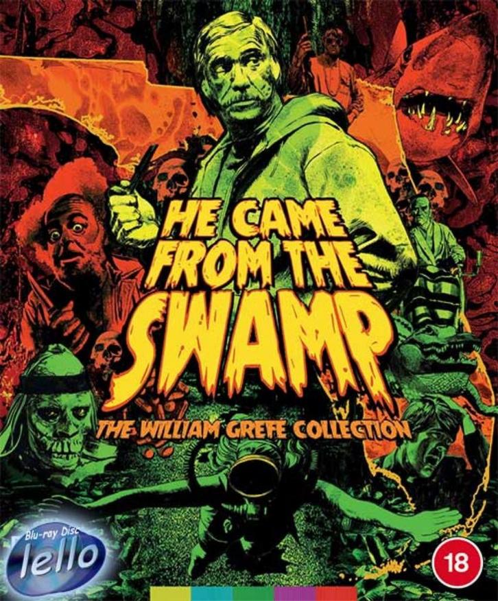 Blu-ray: He Came from the Swamp: William Grefé Collection UK, Cd's en Dvd's, Blu-ray, Nieuw in verpakking, Horror, Boxset, Ophalen of Verzenden