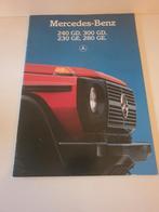 Verkoopbrochure Mercedes G klasse  - 240GD 300GD 230GE 280GE, Ophalen, Zo goed als nieuw, Mercedes