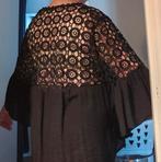 Tuniek/blouse  met Open Details - Maat 48/50, Ophalen of Verzenden, Nieuw, Maat 46/48 (XL) of groter, Zwart
