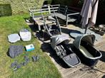 Uppababy Vista Kinderwagen, Kinderen en Baby's, Kinderwagens en Combinaties, Gebruikt, Verstelbare duwstang, Combiwagen, Ophalen