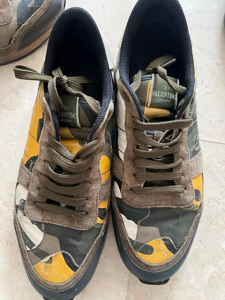 Valentino Camouflage Sneakers, Ophalen of Verzenden, Gedragen, Overige kleuren, Sneakers of Gympen